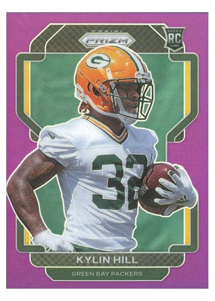 2021 Panini Prizm Base Set Kylin Hill #403 card