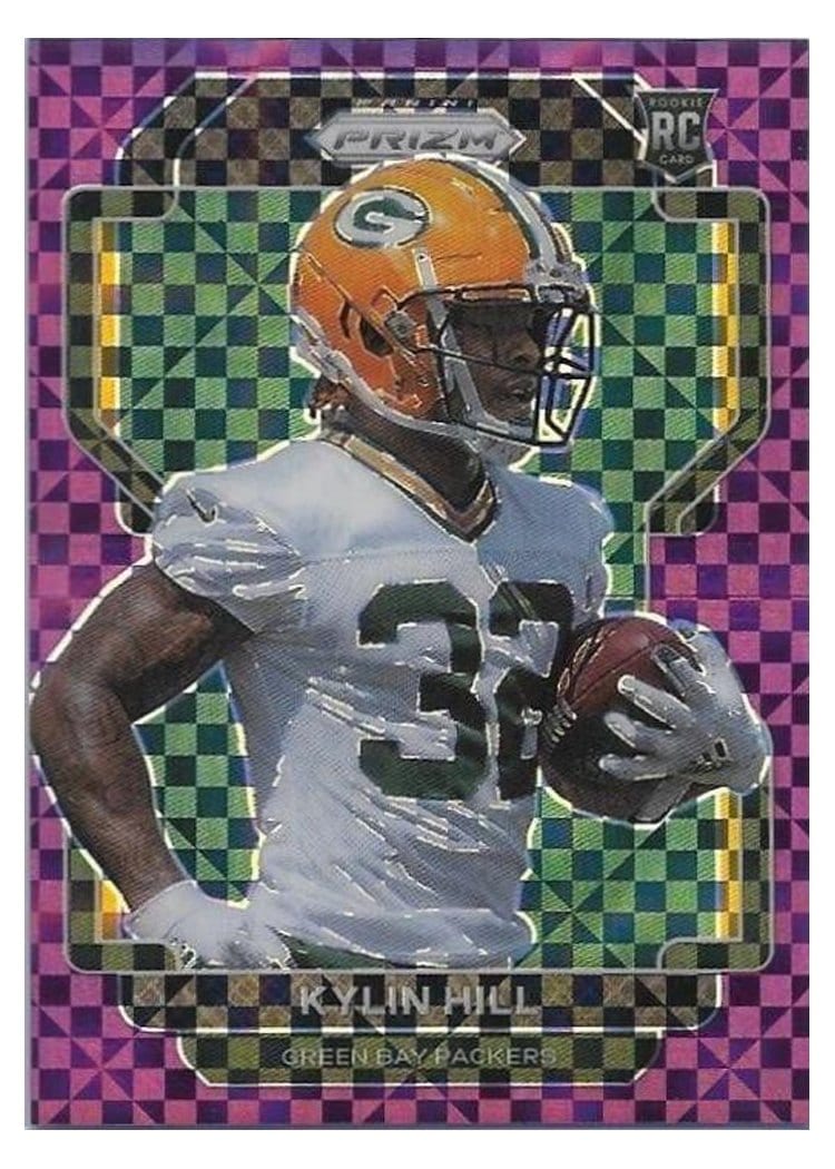 2021 Panini Prizm Base Set Kylin Hill #403 card