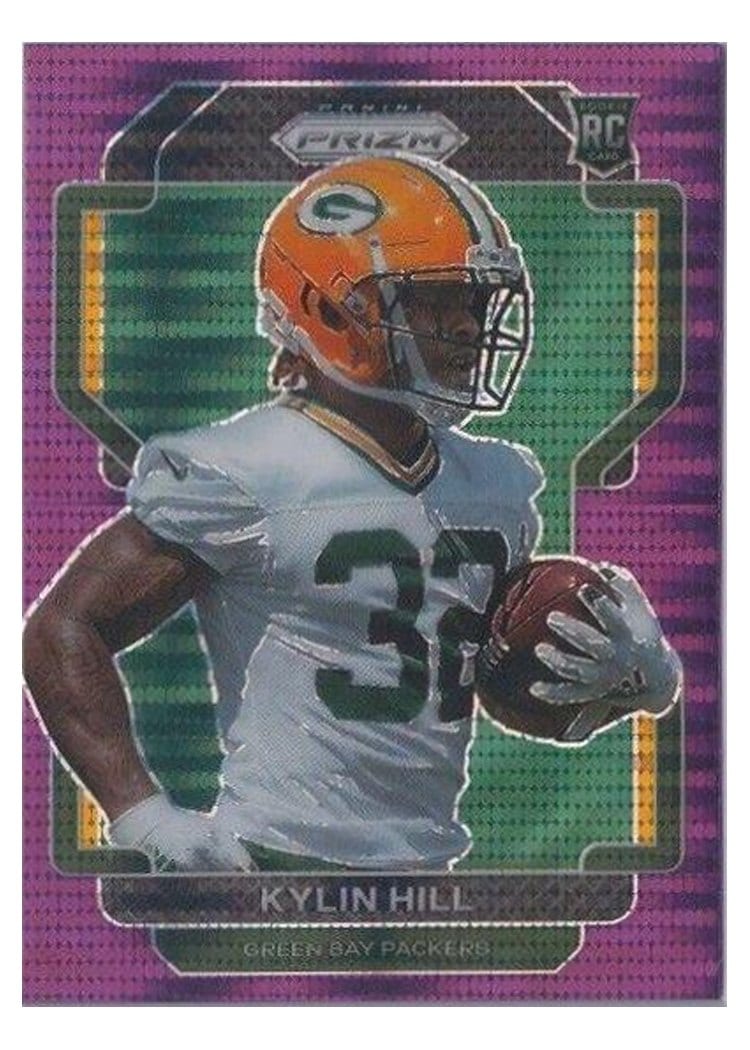 2021 Panini Prizm Base Set Kylin Hill #403 card
