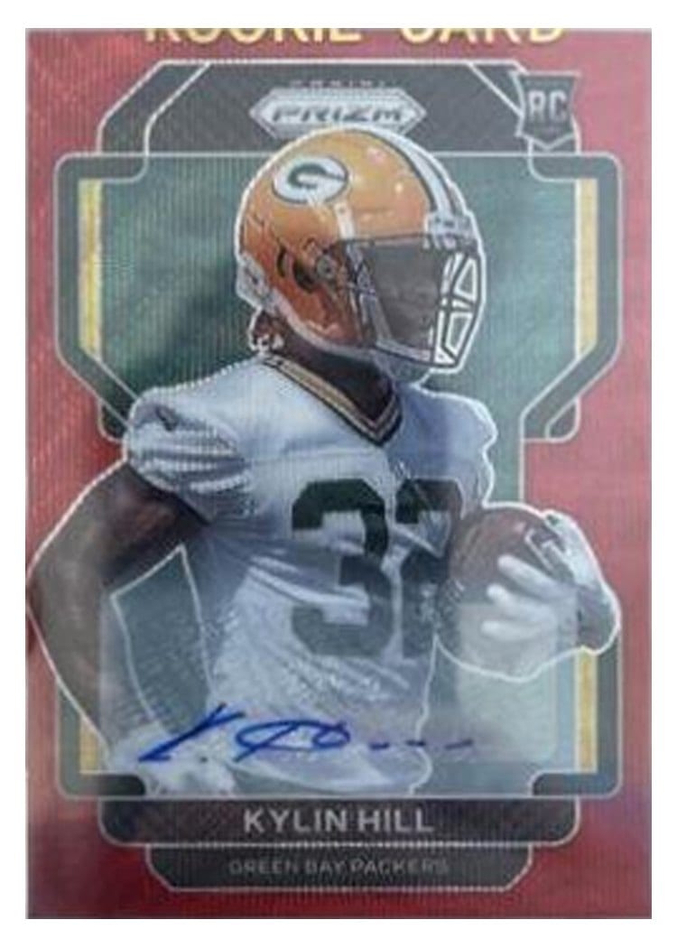 2021 Panini Prizm Base Set Kylin Hill #403 card