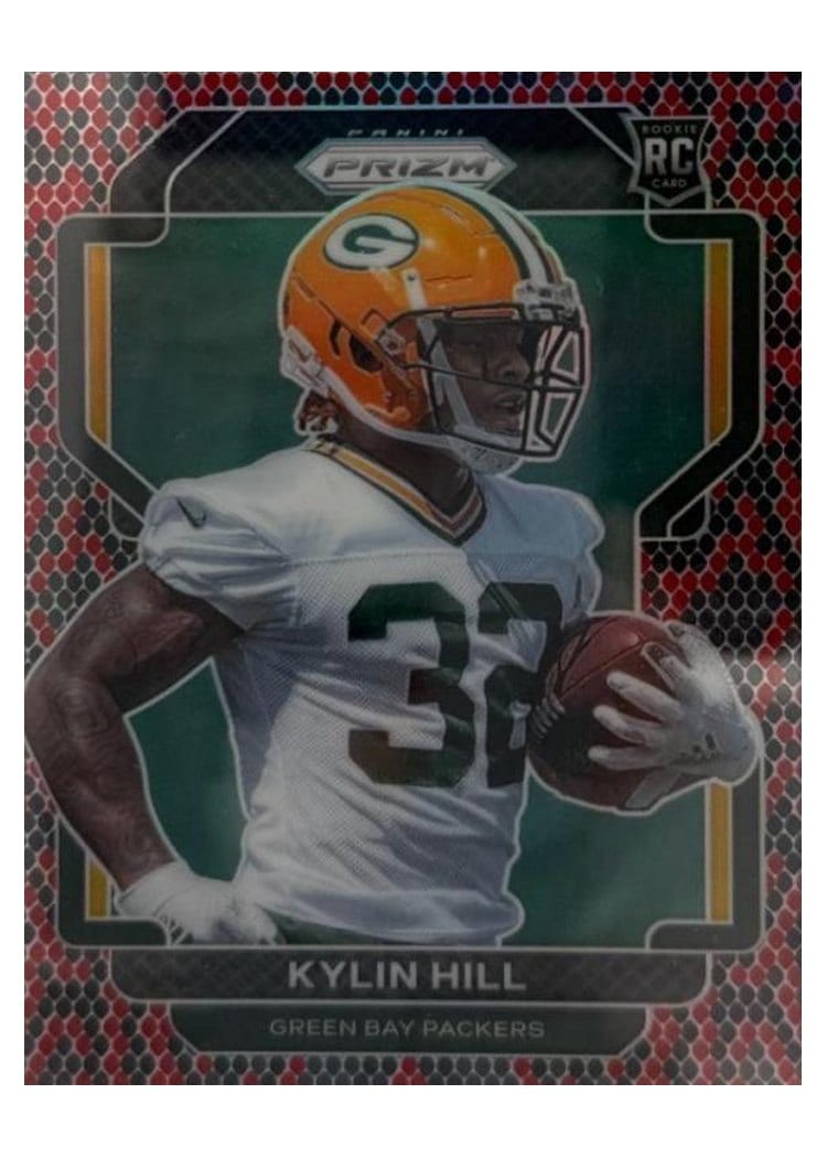 2021 Panini Prizm Base Set Kylin Hill #403 card