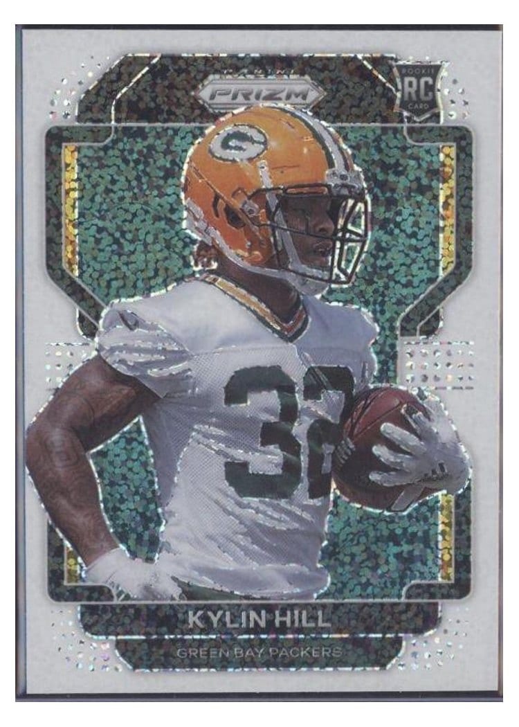 2021 Panini Prizm Base Set Kylin Hill #403 card