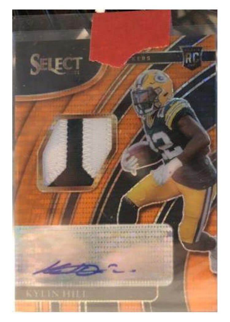 2021 Panini Select Base Set Kylin Hill #100 card