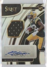 2021 Panini Select Rookie Signature Memorabilia Kylin Hill #RSM-KHI card