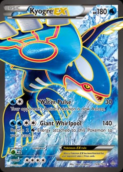 2015 Primal Clash Kyogre-EX #148 card