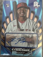 2024 Topps Big League Opening Act Autographs Kyren Paris #OAA-KP card