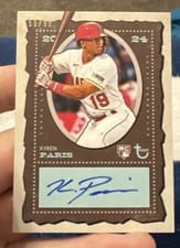 2024 Topps Brooklyn Collection Autographs Kyren Paris #AC-KP card