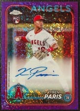 2024 Topps Chrome Update Autographs Kyren Paris #AC-KP card