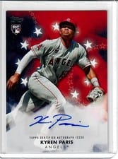 2024 Topps Update Baseball Stars Autographs Kyren Paris #BSA-PAR card