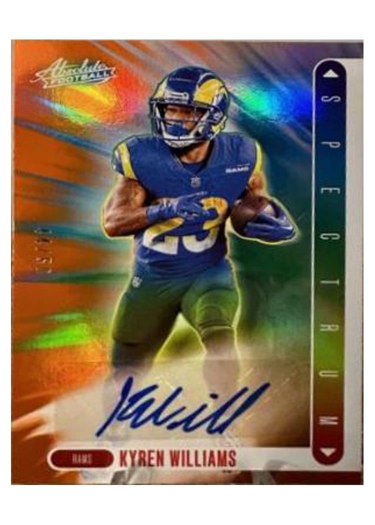 2024 Panini Absolute Spectrum Signatures Kyren Williams #SS-KWS card