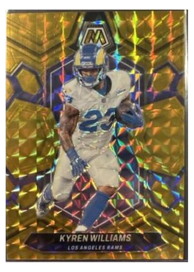 2024 Panini Mosaic Base Set Kyren Williams Gold #128 card