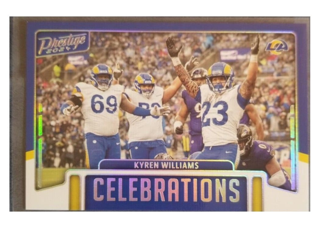 2024 Panini Prestige Celebrations Kyren Williams #CEL-KWS card