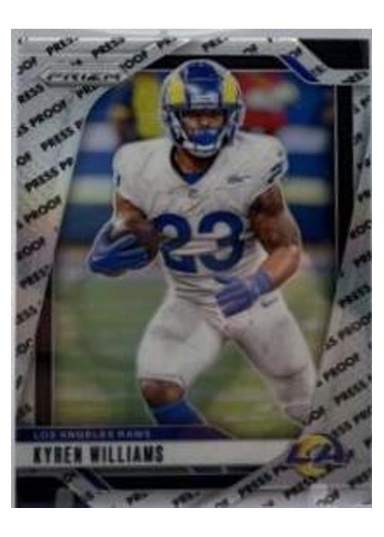 2024 Panini Prizm Base Set Kyren Williams Press Proof #167 card