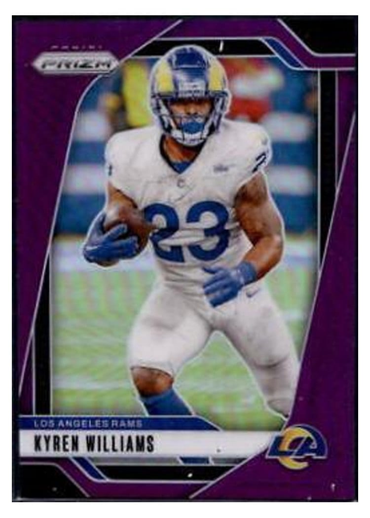 2024 Panini Prizm Base Set Kyren Williams Purple #167 card