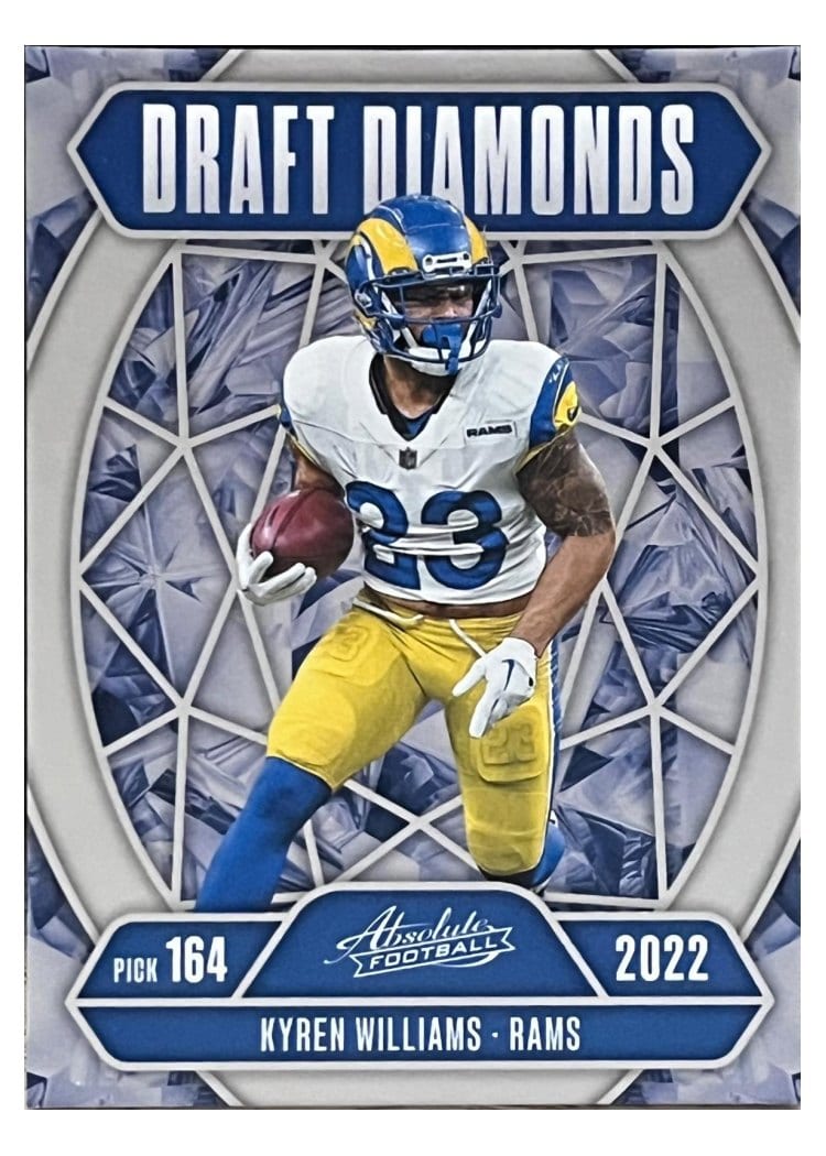 2025 Panini Absolute Countdown Calendar Draft Diamonds Kyren Williams #5 card