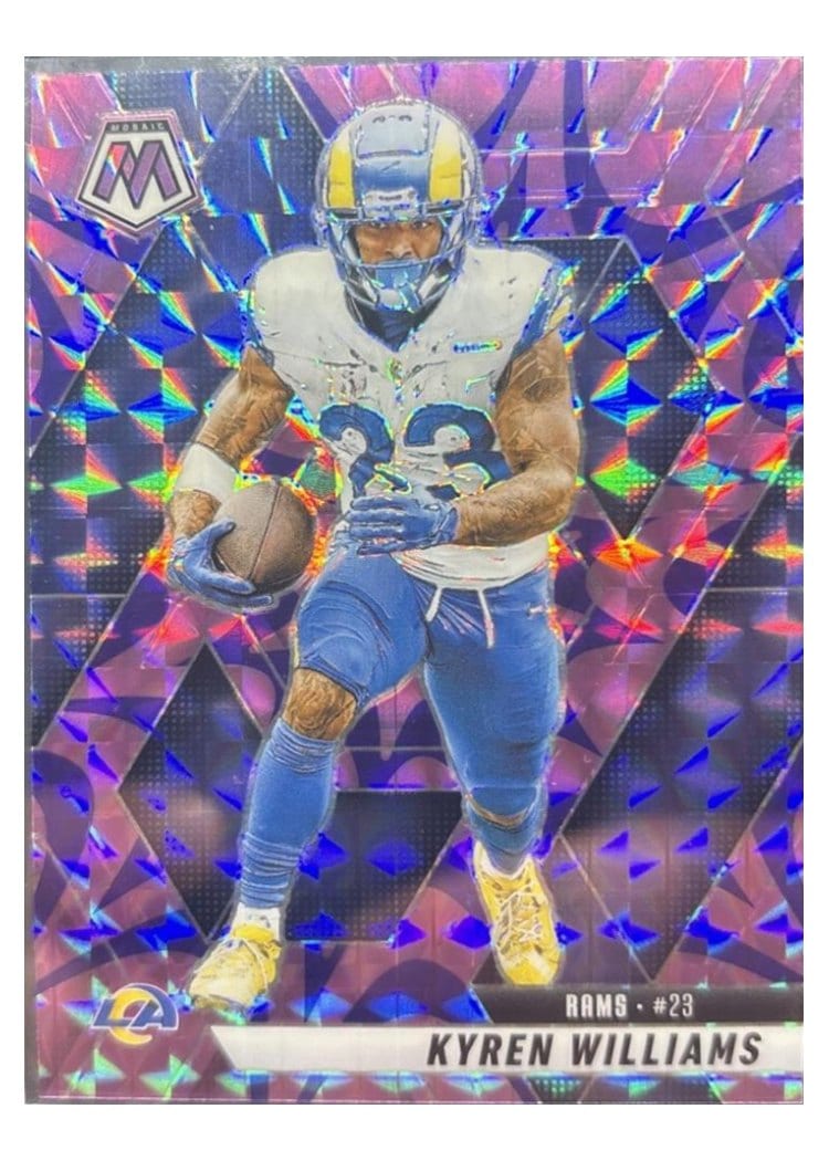 2025 Panini Mosaic Base Set Kyren Williams #136 card