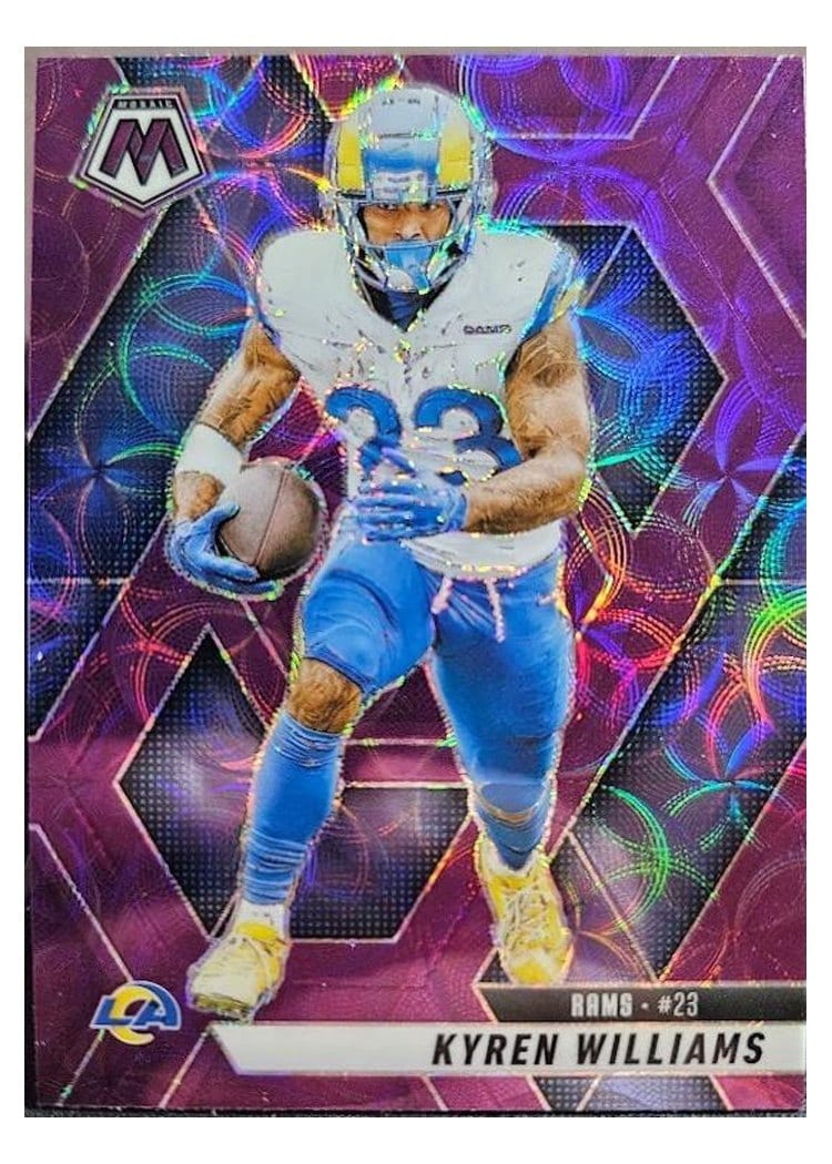2025 Panini Mosaic Base Set Kyren Williams #136 card