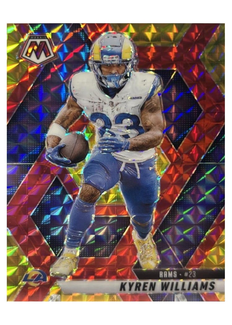 2025 Panini Mosaic Base Set Kyren Williams #136 card