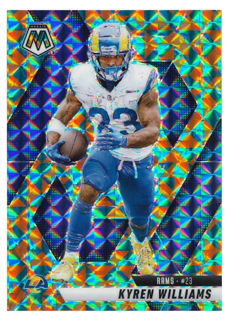 2025 Panini Mosaic Base Set Kyren Williams #136 card