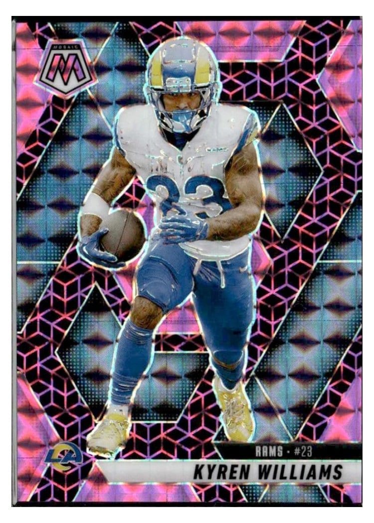 2025 Panini Mosaic Base Set Kyren Williams #136 card
