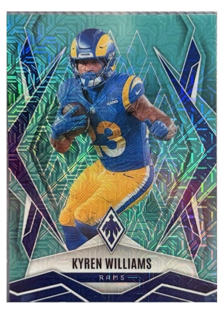 2025 Panini Phoenix Base Set Kyren Williams Teal Mojo #113 card
