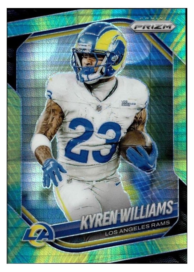 2025 Panini Prizm Base Set Kyren Williams Hyper #138 card