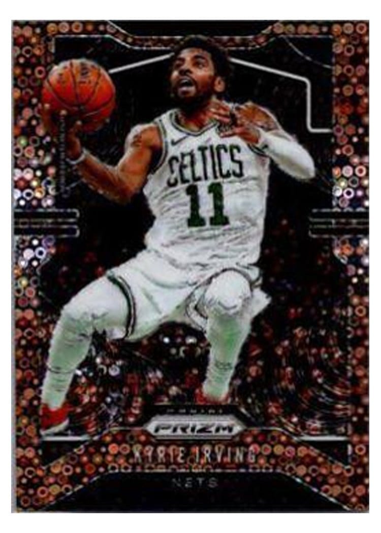 2019-20 Panini Prizm Base Set Kyrie Irving Fast Break Prizm Bronze #201 card