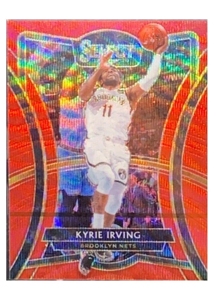 2019-20 Panini Select Base Set Kyrie Irving Red Wave #143 card