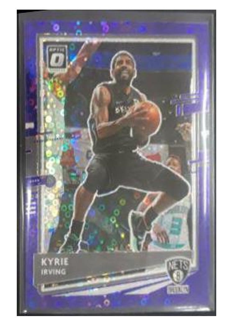 2020-21 Donruss Optic Base Set Kyrie Irving Fast Break Purple #101 card