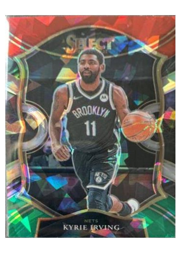 2020-21 Panini Select Base Set Kyrie Irving Red White Green Ice #42 card
