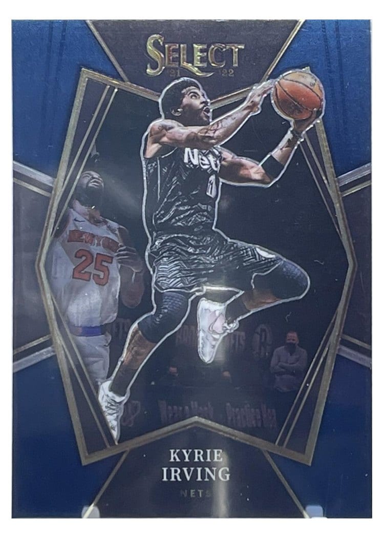 2021-22 Panini Select Base Set Kyrie Irving Blue Retail #175 card