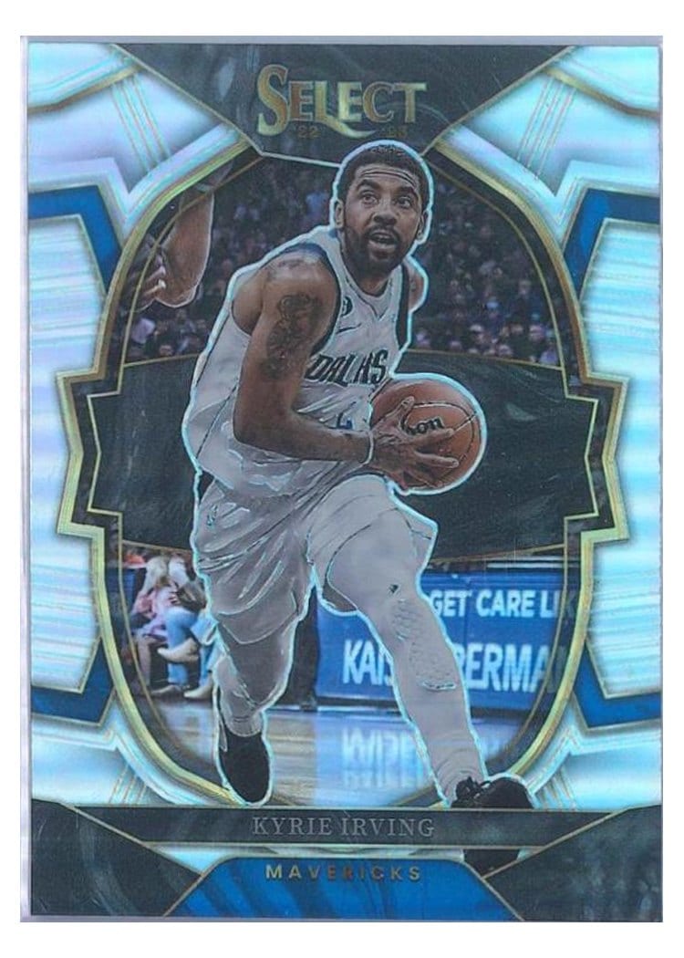 2022-23 Panini Select Base Set Kyrie Irving Silver Prizm #30 card