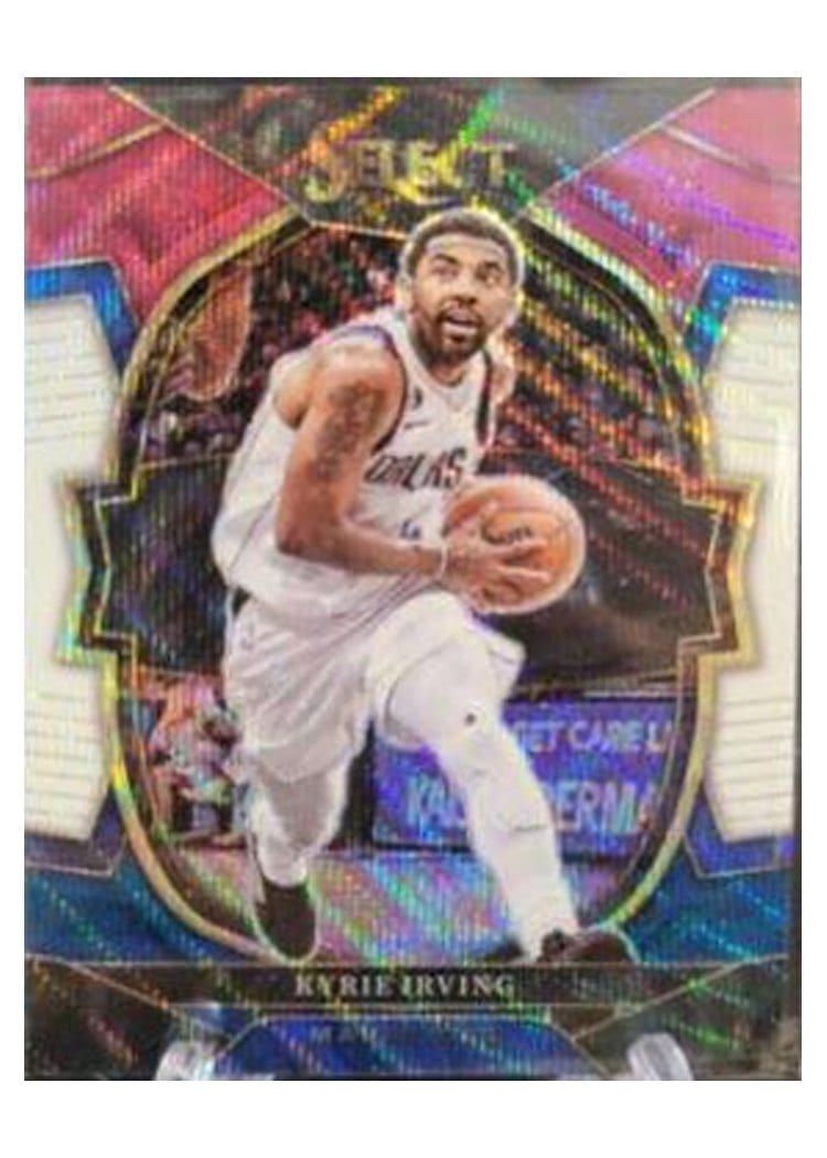 2022-23 Panini Select Base Set Kyrie Irving Tri Color Prizm #30 card