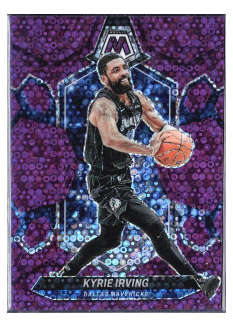 2023-24 Panini Mosaic Base Set Kyrie Irving Purple Fast Break #115 card