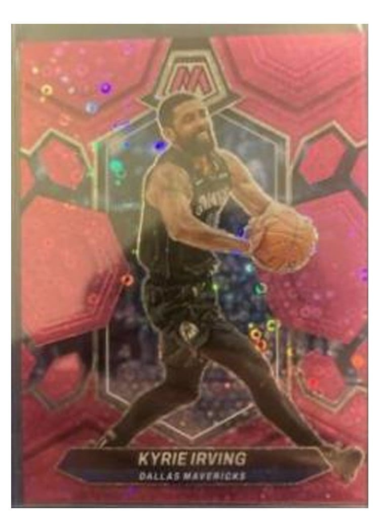 2023-24 Panini Mosaic Base Set Kyrie Irving Pink Fast Break #115 card