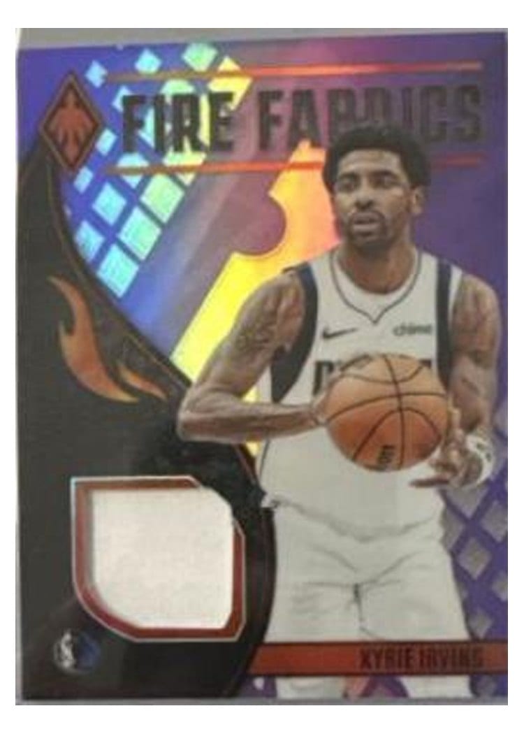 2023-24 Panini Phoenix Fire Fabrics Kyrie Irving #FF-IRV card