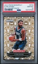 2024-25 Panini Prizm Monopoly Millionaire White Kyrie Irving #W12 card