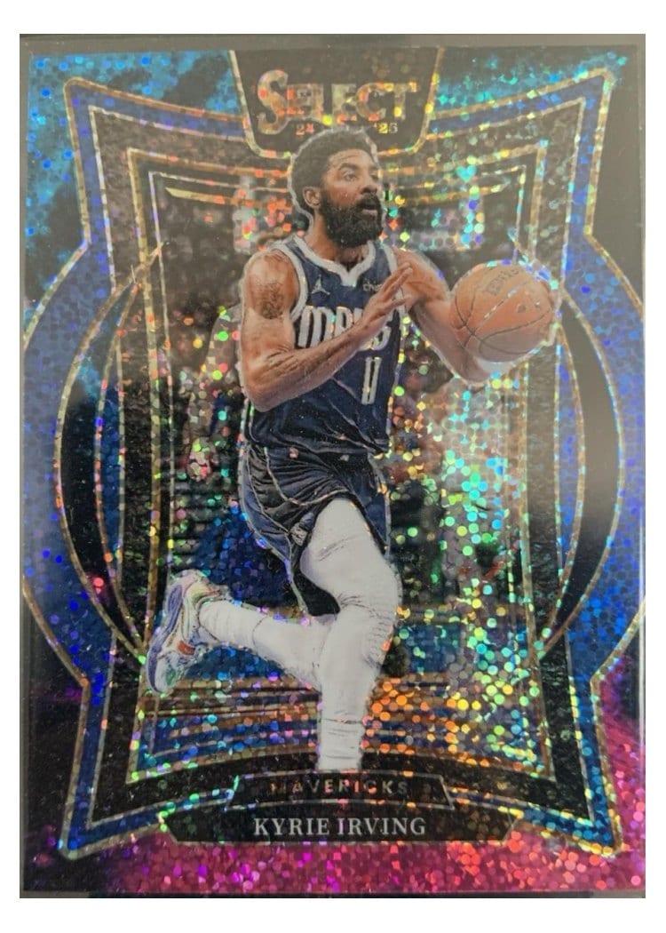 2024-25 Panini Select Base Set Kyrie Irving Cosmic Prizm #46 card