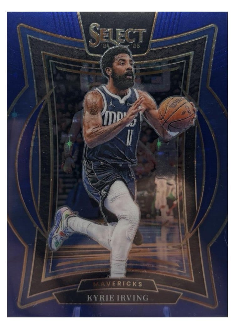 2024-25 Panini Select Base Set Kyrie Irving Multi Wave Prizm #46 card