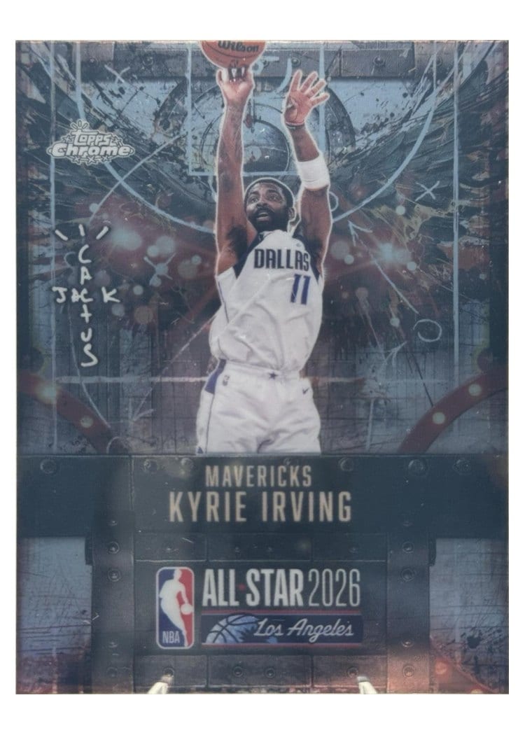 2025-26 Topps Chrome Cactus Jack X NBA All-Star Game Base Set ASG Kyrie Irving #8 card