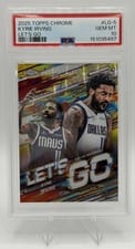 2025-26 Topps Chrome Let's Go Kyrie Irving #LG-5 card