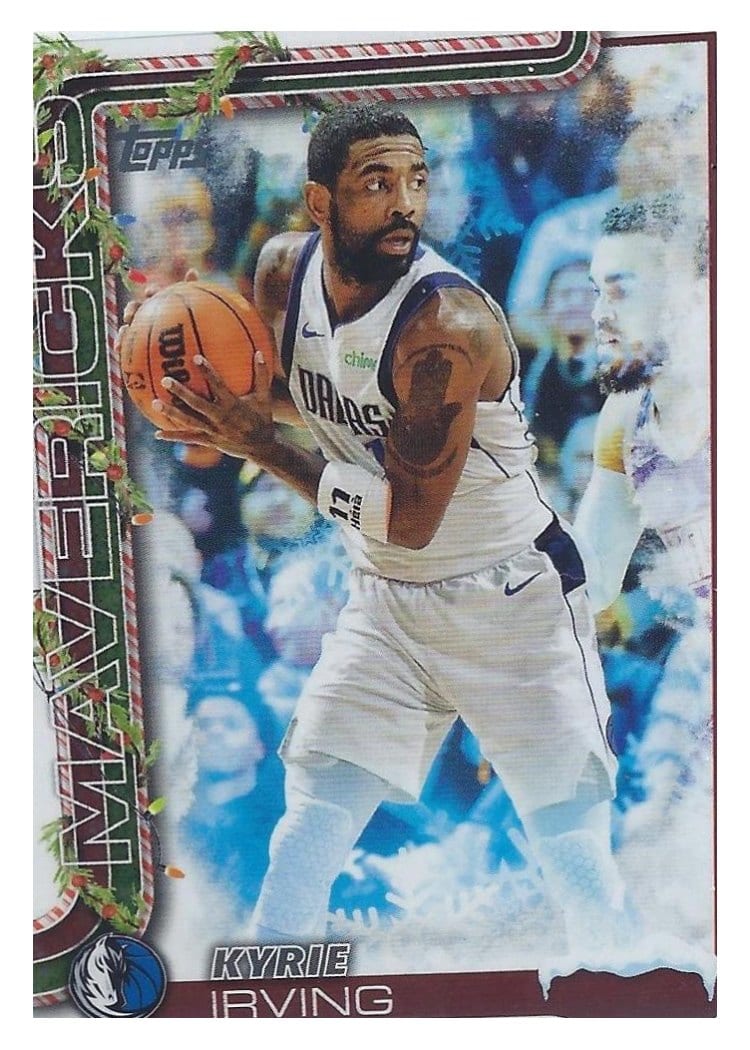 2025-26 Topps Holiday SSP Photo Variations Kyrie Irving #SSV-AT card