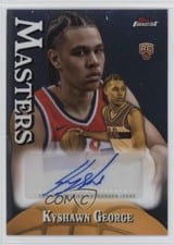 2024-25 Finest Masters Autographs Kyshawn George #MA-KGE card