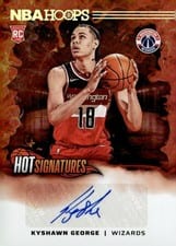 2024-25 Hoops Hot Signatures Rookies Kyshawn George #HSR-KYS