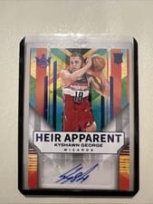 2024-25 Panini Court Kings Heir Apparent Autographs Kyshawn George #HA-KYS card