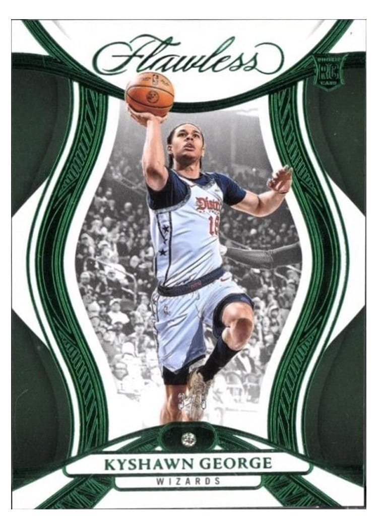 2024-25 Panini Flawless Base Gems Kyshawn George #92 card