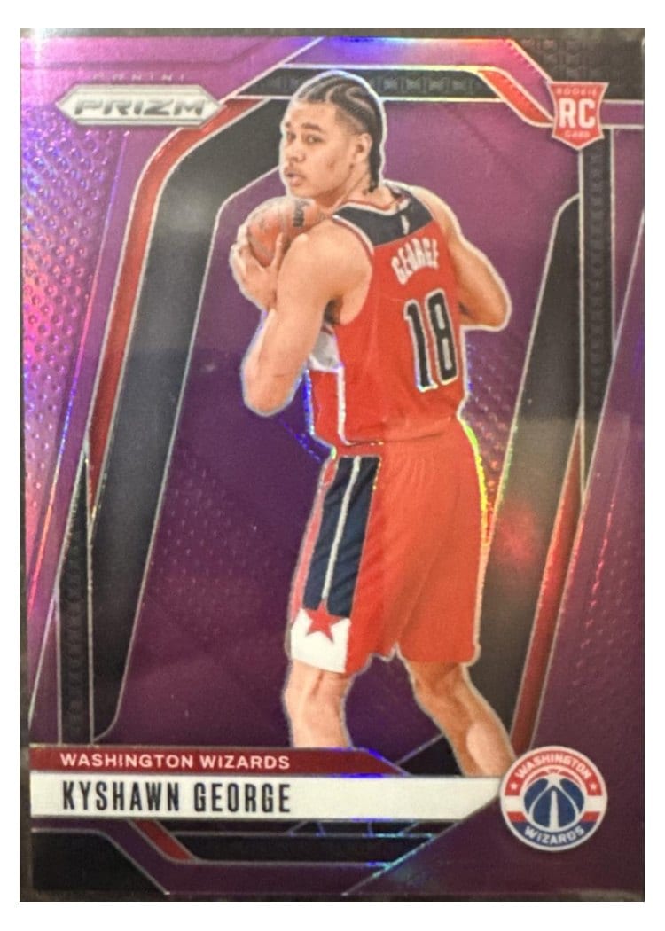 2024-25 Panini Prizm Base Set Kyshawn George #257 card