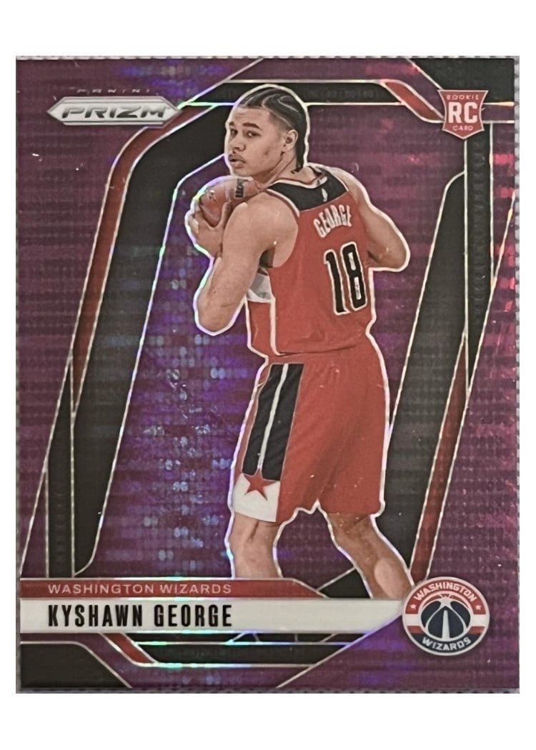 2024-25 Panini Prizm Base Set Kyshawn George #257 card