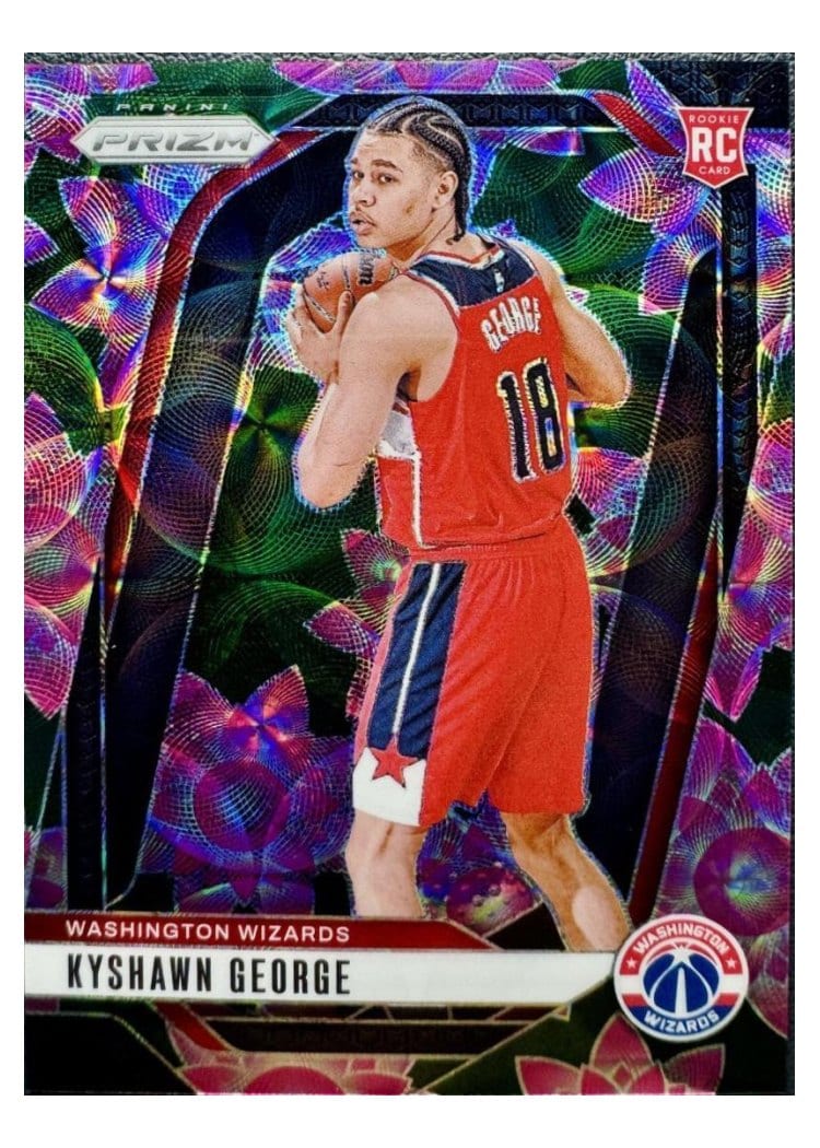 2024-25 Panini Prizm Base Set Kyshawn George Lotus Flower #257