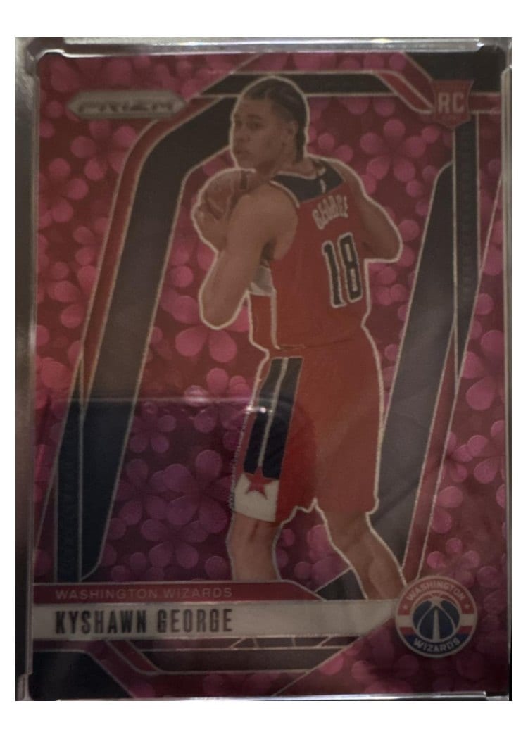 2024-25 Panini Prizm Base Set Kyshawn George #257 card